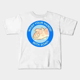 Wash your hand. COVID-19 Kids T-Shirt